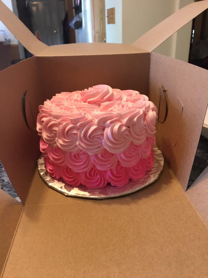 Ombre Birthday Cake