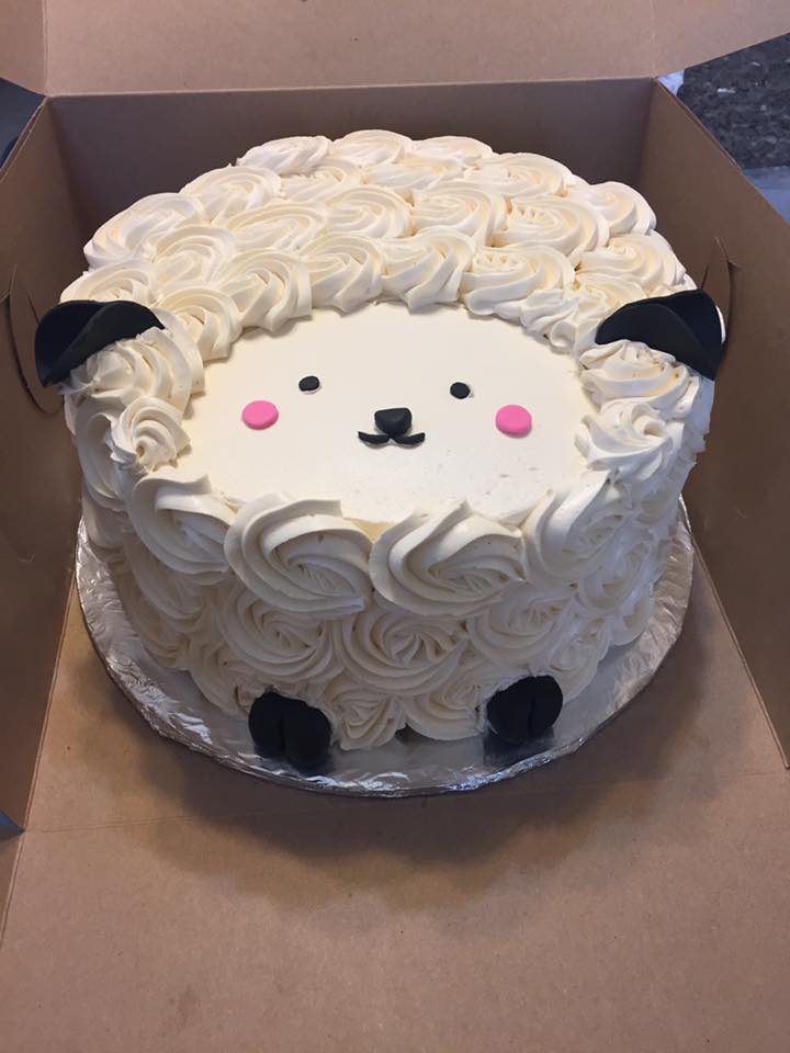 Lamb Birthday Cake
