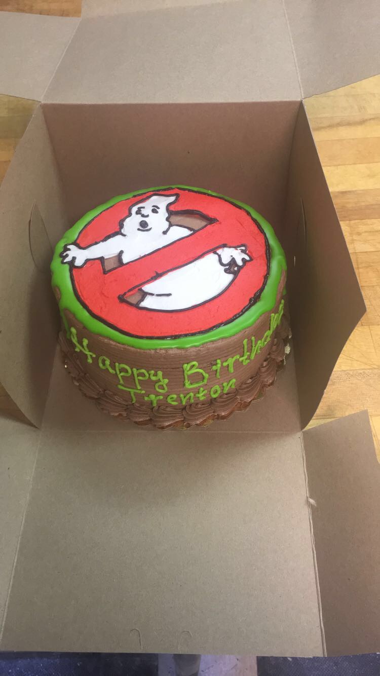 Ghostbusters Birthday Cake